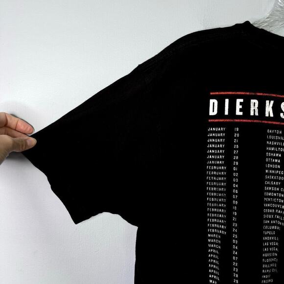 Dierks Bentley What the Hell Tour 2017 Graphic Concert Tee Black Men's Size XL - Picture 10 of 11